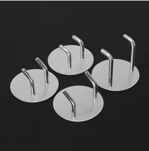 Cao Cấp 304 Thép Không Gỉ Móc Mạnh Mẽ Phía Sau Cửa Áo Phần Cứng Móc Áo Mà Không Cần Đấm Kim Loại Móc Áo - Product Image 3