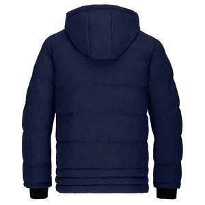 Chaqueta acolchada personalizada, abrigo cálido de invierno, chaqueta con cremallera y cintura elástica, nuevo diseño, chaqueta de plumón de alta calidad con capucha para hombre, chaqueta para exteriores - Product Image 6