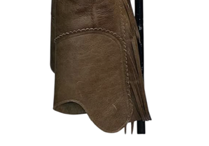 Chaparreras de Cuero Occidental de Alta Calidad con Diseño Floral Antiguo, Kits y Accesorios Ecuestres - Product Image 3