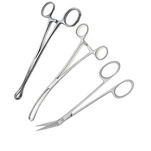 Juego de instrumentos quirúrgicos D & C Manual de uso hospitalario profesional, laparotomía quirúrgica de alta calidad de acero inoxidable alemán de 34 piezas - Product Image 3