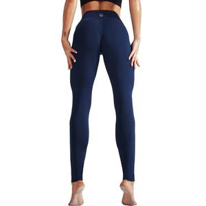 Pantalon de Yoga noir taille haute doux de haute qualité pour femmes Leggings d'entraînement de course à pied athlétiques solides disponibles tailles régulières plus - Product Image 3
