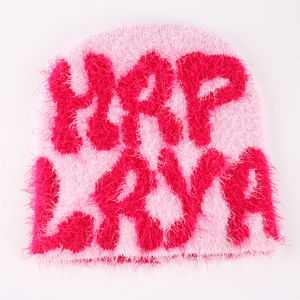 Gorro de punto grueso de alta calidad personalizado para hombres y mujeres, gorro de esquí suave y cálido de invierno liso con puños para uso diario - Product Image 3