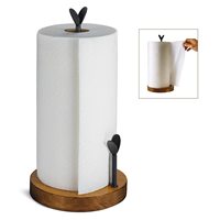 Porte-serviettes de bain contemporain en bois, porte-serviettes en papier, support de rouleau de papier toilette, écologique, taille personnalisable, logo, vente en gros directe d'usine