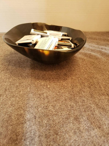 Plato para Servir de Cuerno de Búfalo Ecológico, Tazón Artesanal Rústico - Product Image 2