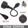 Câble adaptateur d'alimentation IEC C14 vers Schuko femelle, AC, neuf - Product Image 2