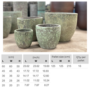 Urne de jardin en céramique émaillée faite à la main, résistante au gel, ton classique, écologique, durable, avec trou de drainage, pour l'extérieur, la maison - Product Image 2