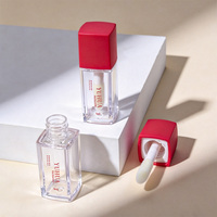Flacon carré en plastique pour brillant à lèvres et rouge à lèvres 5ml 6ml, contenant pour huile à lèvres et lotion, emballage de maquillage personnalisé, vide pour blush