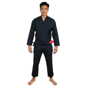 Kimono de Jiu-Jitsu brésilien noir, tissage perlé, léger, pour entraînement et compétition, veste 400G, pantalon Ripstop 10oz - Product Image 2