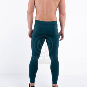 Leggings de compression pour hommes avec logo personnalisé, faible MOQ, nouvelle collection. - Product Image 5