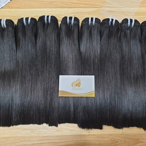 100% naturel droit Remy Extensions de cheveux humains de haute qualité vietnamien cambodgien cheveux crus cuticule peau Type de trame - Product Image 1