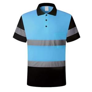 Customized Logo Wholesale Security Construction <b>Shirts</b> Long Sleeve Hi <b>Vis</b> Work Wear Clothing Reflective Polo Safety <b>T</b> <b>Shirt</b> - Product Image 3