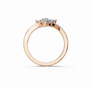 Eylons Stellar Fusion Diamond Ring Moissanite Diamond Ring para mujeres a precio por mayor - Product Image 4
