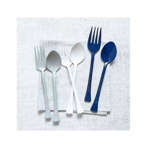 Ensembles de cuillères et fourchettes simples en acier inoxydable, Direct d'usine, couverts en argent pour Banquet, hôtel, maison, Restaurant - Product Image 2