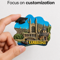 Imán de Resina 3D Personalizado para Refrigerador, Recuerdo Turístico de Ciudad o País, Imán de Refrigerador con Diseño Personalizado, Regalo de Viaje