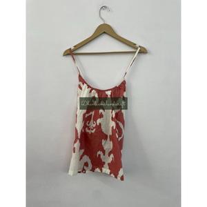 Conjuntos de Camisola y Pantalones Cortos de Algodón Indio al por Mayor para Mujer, Estampado Ikat, Pantalones Cortos de Verano, Ropa de Dormir, Camisola para Adultos, Talla Grande para Todas las Temporadas - Product Image 4