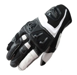 Gants de moto de protection en cuir de vachette gants de moto de course confortables pour hommes femmes - Product Image 1