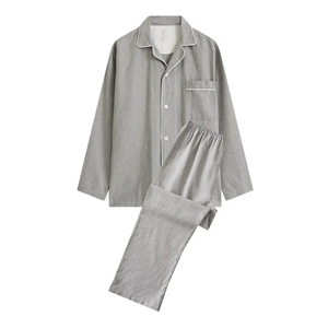 Ensemble de pyjama vêtements de nuit à manches longues pour femmes ensemble de pyjama doux deux pièces chemise de nuit boutonnée ensemble de vêtements de nuit pour femmes 2 pièces - Product Image 4