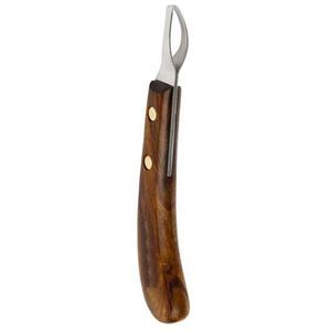 Juego de cuchillos de pezuña con mango de madera ovalado de acero inoxidable de alta calidad, instrumentos de aseo de caballos, kit de herramientas de herrador - Product Image 6