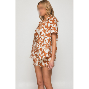 Meilleure vente coupe ajustée fabriquée au Pakistan Nouvelle arrivée 2 pièces de qualité supérieure ensemble chemise pour femmes avec short - Product Image 3