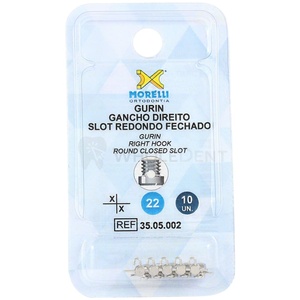 Gancho Derecho Morelli con Ranura Redonda Cerrada Gurin - Product Image 2