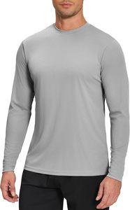 Camiseta Deportiva Personalizada para Entrenamiento Físico, Camiseta Deportiva de Manga Larga 100% Algodón para Hombre Adulto - Product Image 6