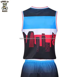 Tenue de basket-ball personnalisée pour équipe, avec numéros et noms respirants, pour l'athlétisme universitaire et les compétitions de club - Product Image 6