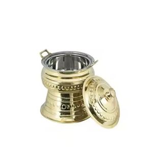 Élégant chauffe-plat en cuivre finition martelée buffet chauffe-plats de restauration plat de service pour hôtels de luxe restaurants et mariage - Product Image 2