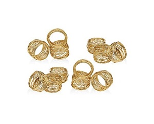 Nouvelle conception anneau de papier de soie en métal avec anneau de serviette de table de qualité supérieure anneau de papier de soie à vendre - Product Image 5