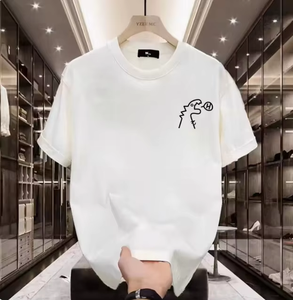 T-shirt en coton à col rond pour hommes Offre Spéciale pour l'été Streetwear imprimé à chaud décontracté manches courtes 100% coton grande taille - Product Image 3