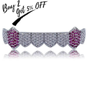 Grillz Micro Pavé Entièrement Sertis de Zircone Cubique (CZ) - Product Image 5