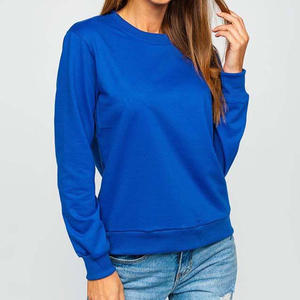 Sudadera Blanca Extra Grande de Primera Calidad para Mujer, Manga Larga, Cálida para Invierno, Cómoda, Cuello Redondo, con Logotipo Estampado - Product Image 1