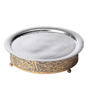 Eco-Friendly Silver Color Hammered Design Serving Dish Attractive Fancy Date <b>Bowls</b> for <b>Dessert</b> Decorative <b>Bowls</b> Supplies - Product Image 5