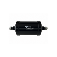YIL TECHNIK Récepteur de ligne de liquide A/C avec filtre déshydratant, en acier inoxydable, conception industrielle, raccord 163 Flare/filetage SAE 3/8, 10m de longueur