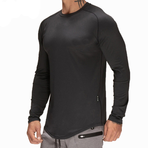 Camiseta de Lujo Personalizada para Fabricantes, Estilo Urbano, Tejido Pesado, 100% Poliéster, Manga Larga, Estampado, MOQ Bajo, Marca Privada - Product Image 5