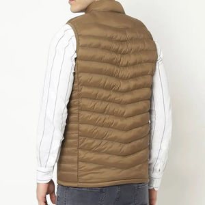 Chaleco Acolchado Premium para Hombre, Ropa Exterior Informal de Invierno, Impermeable, Transpirable, Ecológico, de Lona, Personalizable, Última Moda - Product Image 4