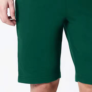 Shorts de sport écologiques pour hommes de la marque High Street, en coton lourd, style hip-hop, shorts de plage, motif uni, service OEM - Product Image 2