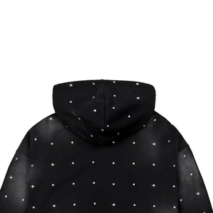 Proveedor OEM al por mayor de diamantes de imitación para hombre Sudadera con capucha 100% algodón Sudadera con capucha cómoda Custom DTG Printed Essentials Hoodies - Product Image 5