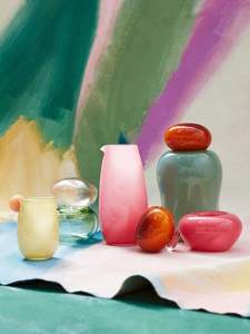 Jarra de jarra de Navidad de resina ecológica de tendencia clásica hecha a mano, vaso de acero inoxidable de galón, vasos de cocina - Product Image 6