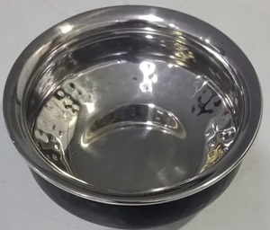 Tazón mate negro martillado de calidad superior Acero inoxidable SS202 Grado hecho India 3 tamaños disponibles Uso comercial-para sopa de arroz - Product Image 3