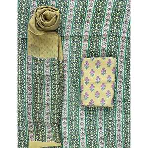 Conjuntos de Traje de Crepé sin Coser para Mujer, Estampados a Mano - Product Image 1