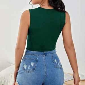 เสื้อกล้ามระบายอากาศคอกลมลายฤดูร้อน - Product Image 3