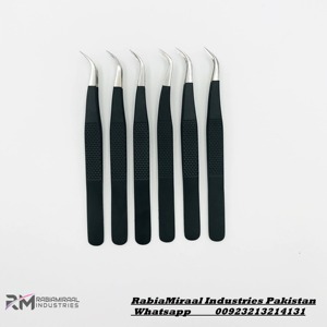 แหนบขนตาปลอมแบบโค้งสแตนเลสกระเป๋าเก็บอุปกรณ์เสริมความงาม RMI - Product Image 4