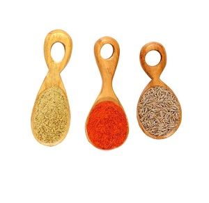 Mini cuillère en bois 100% véritable mini cuillère en bois pour épices et cuillère à café de qualité exclusive - Product Image 2