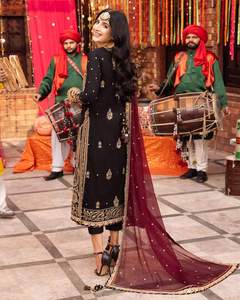 ชุดเดรสใส่เล่นปากีสถานสำหรับผู้หญิงอินเดียเดรสสนามหญ้า2024 Salwar Kameez มาใหม่ล่าสุด2022 - Product Image 4