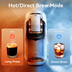 Machine à café expresso 5 en 1 avec modes chaud et froid, en acier inoxydable, pour capsules <span class=keywords><strong>Nespresso</strong></span>, Dolce Gusto, ESE et café moulu - Product Image 4