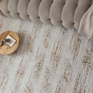 พรมปูพื้นลายนามธรรมสีครีม-ทอง คาร์เมล รุ่น 6030 ชุดพรีเมียม - Product Image 5