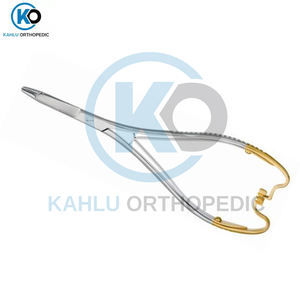 Porte-aiguille en acier inoxydable de conception supérieure personnalisée avec porte-aiguille de conception supérieure de verrouillage par orthopédiques de KAHLU - Product Image 3