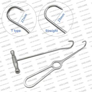 Crochet osseux, instrument de chirurgie orthopédique, rétracteur réutilisable, crochet de levage, acier inoxydable allemand, outil chirurgical vétérinaire manuel - Product Image 6