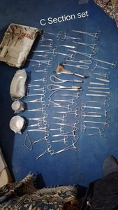 Cesarean Surgical Instrument Set-Stainless Steel Manual <b>Veterinary</b> Cesarean Delivery Tools for <b>Animal</b> Hospitals - Product Image 2