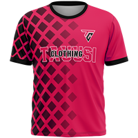 T-shirt pour homme personnalisé avec impression par transfert thermique, 100% polyester, vêtements de sport, logo sur le devant, style sportif, t-shirt personnalisé pour homme